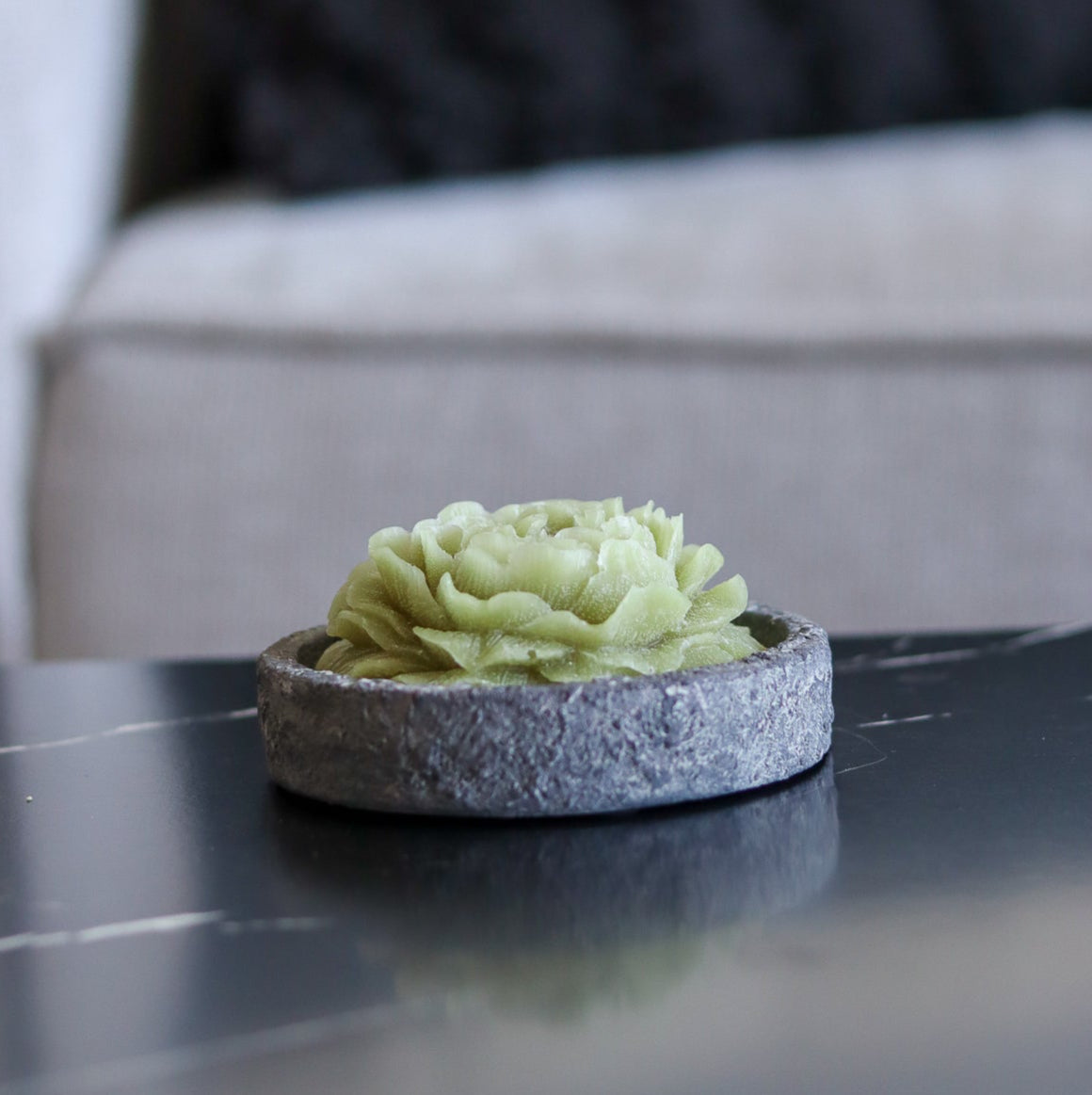 Amber blok in roos vorm | Jasmijn