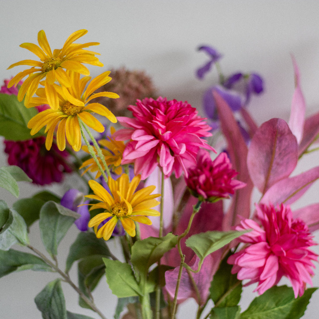 Bloemendans | Zijden boeket exclusief vaas