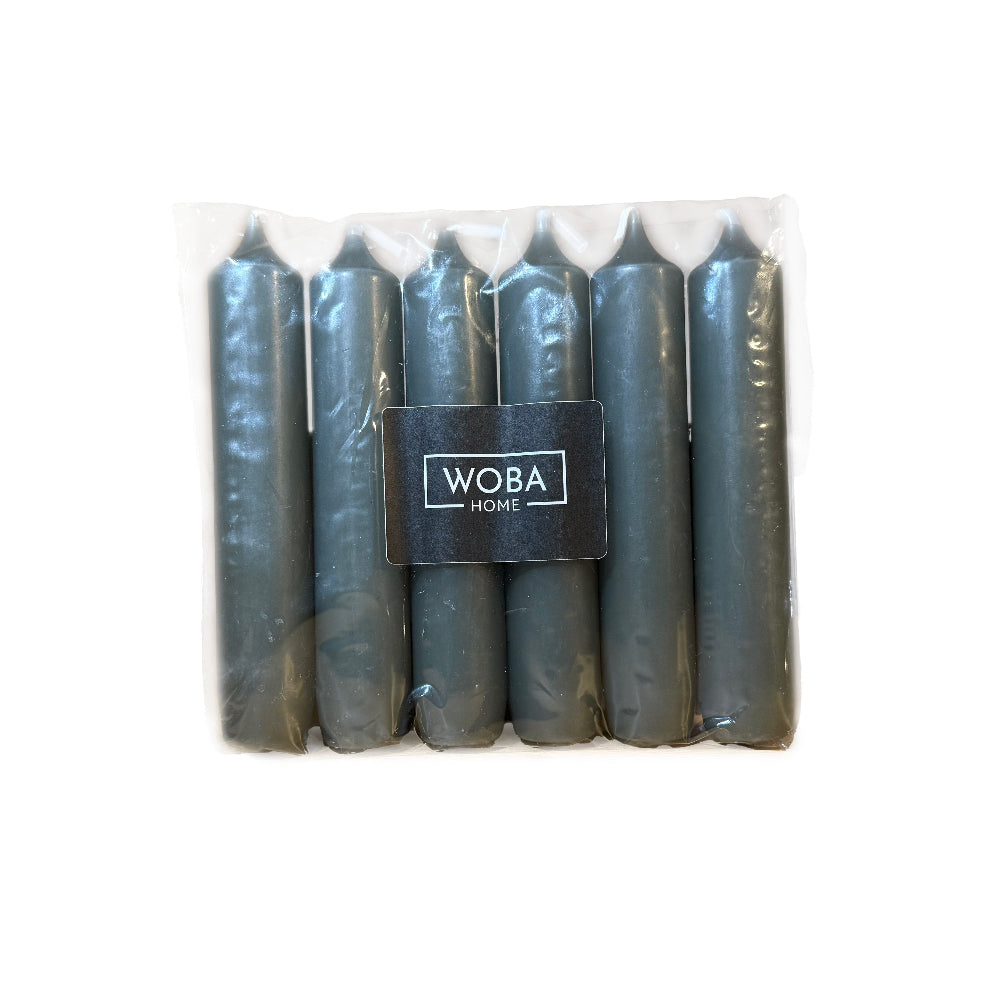 Dinerkaarsen die niet druipen | kleur stone