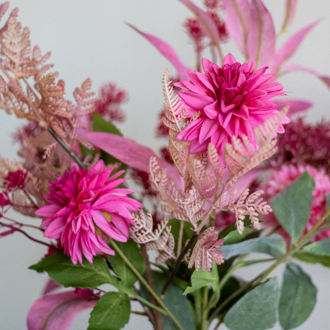 Flamingo flair | Zijden boeket exclusief vaas