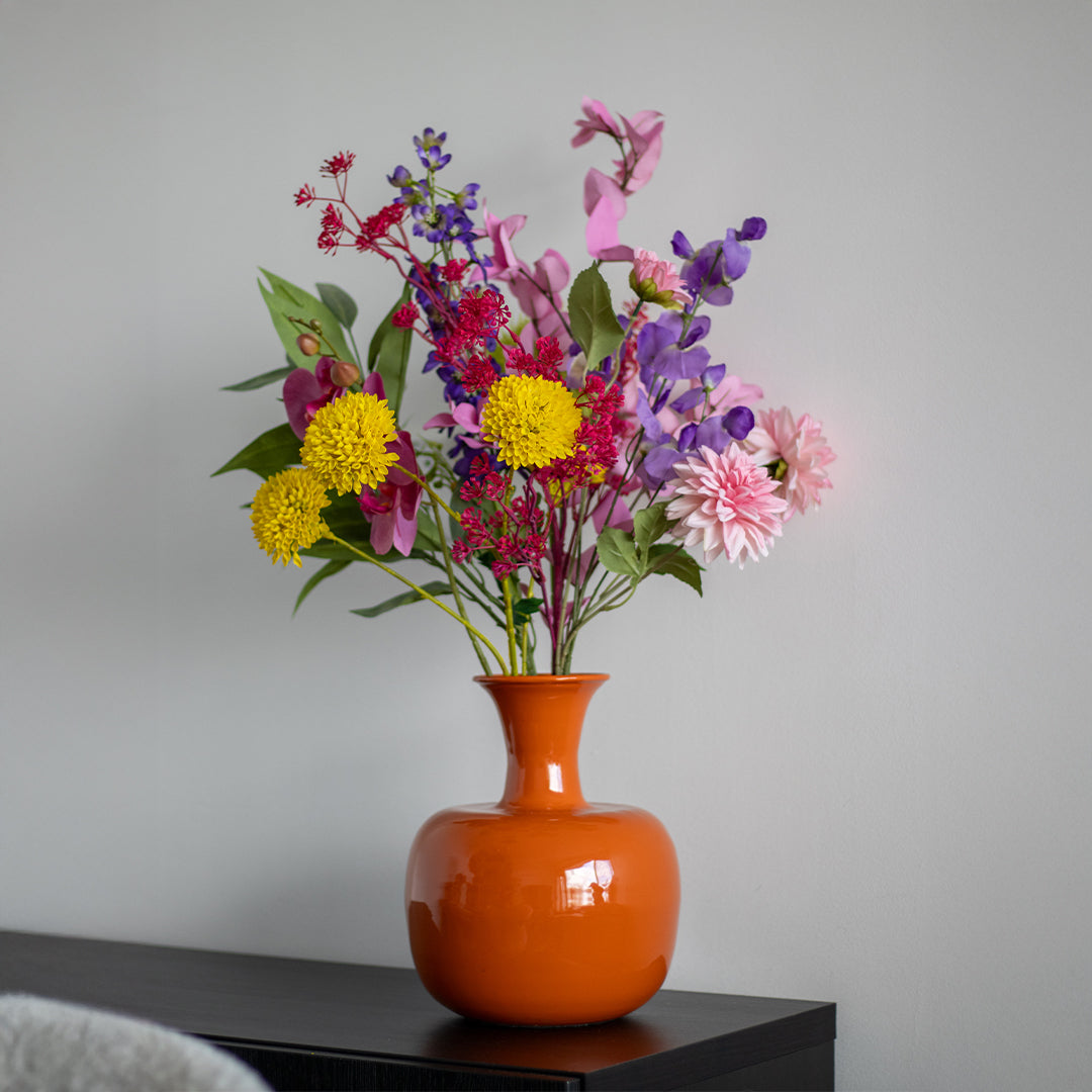 Frisse Fleur | Zijden boeket exclusief vaas