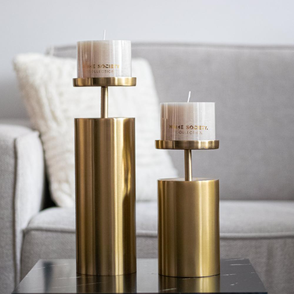 Gouden luxe kandelaar - Woba Home