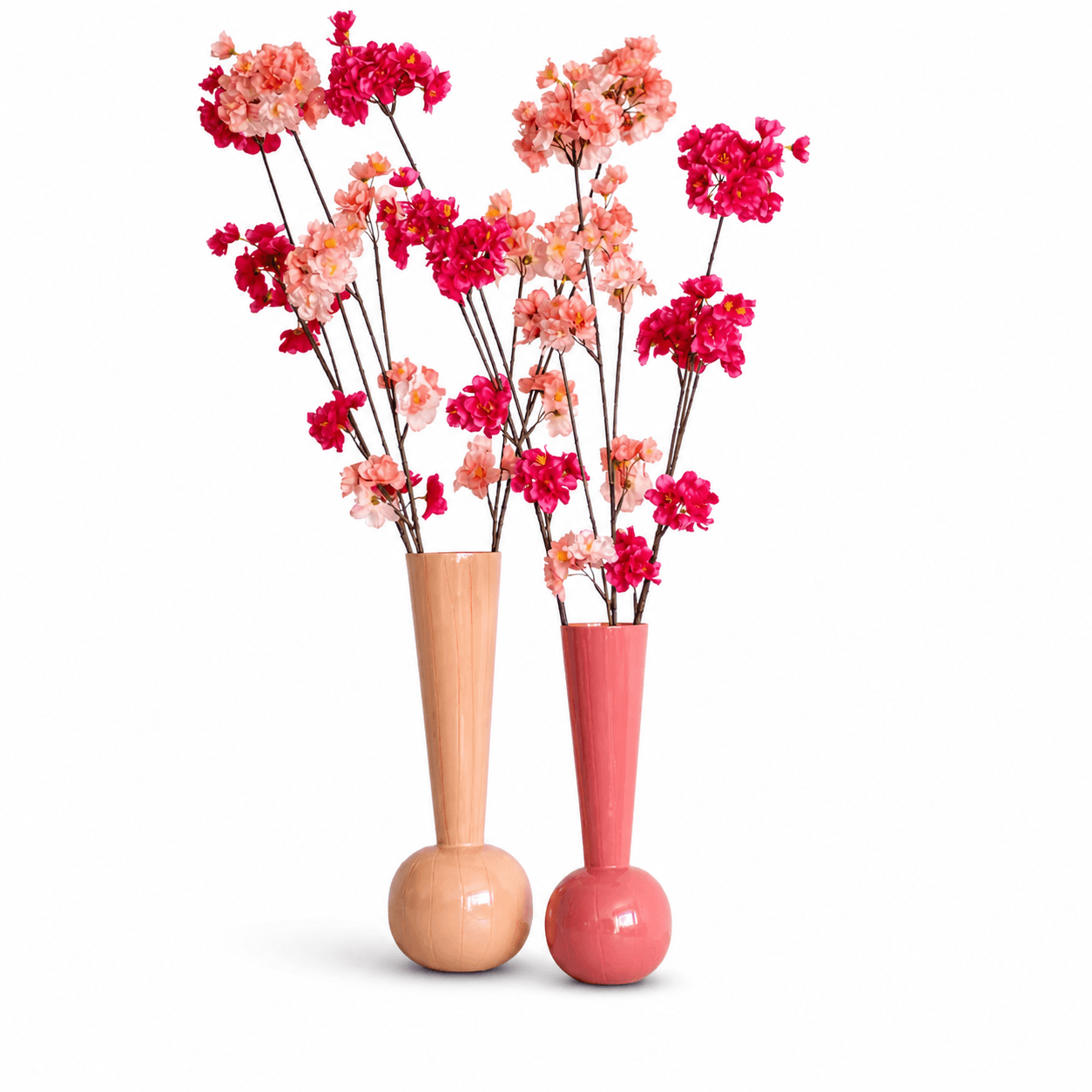 Peach & Bloom | Vazen met zijden bloemen