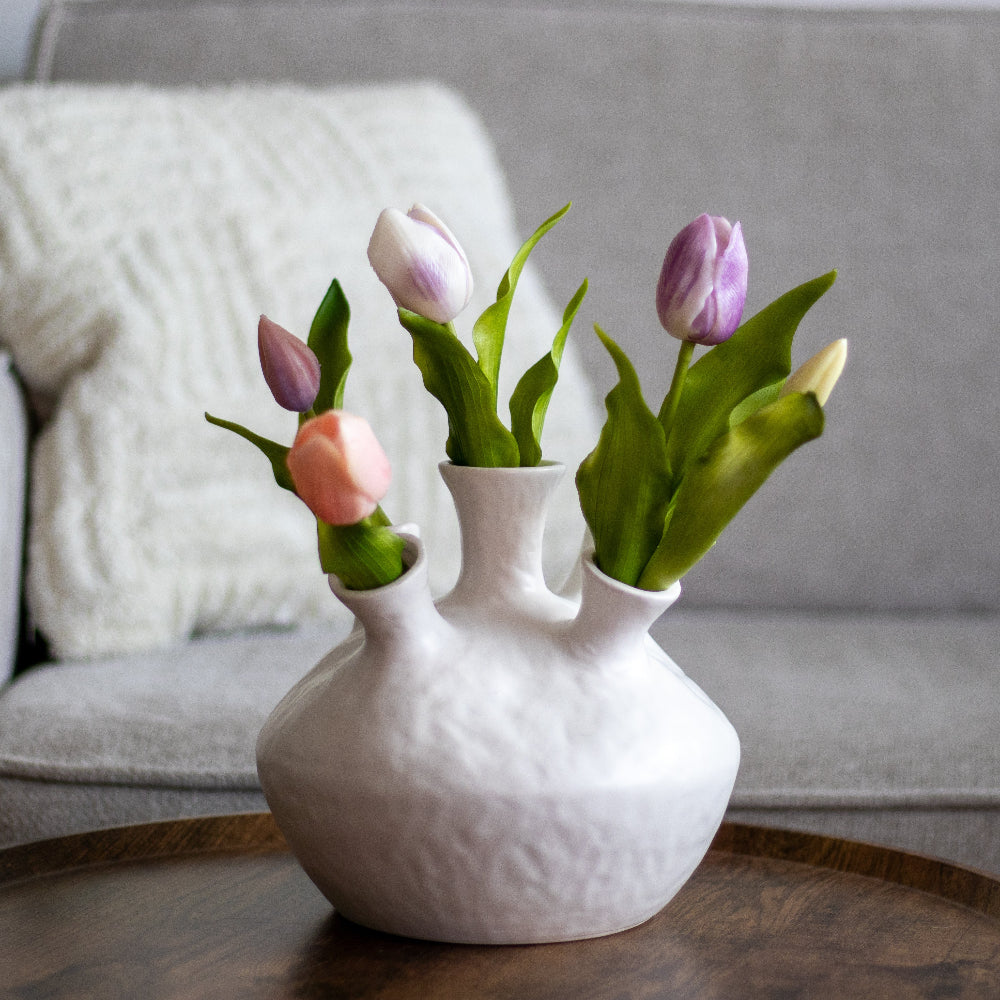 Tulpenvaas | Wit