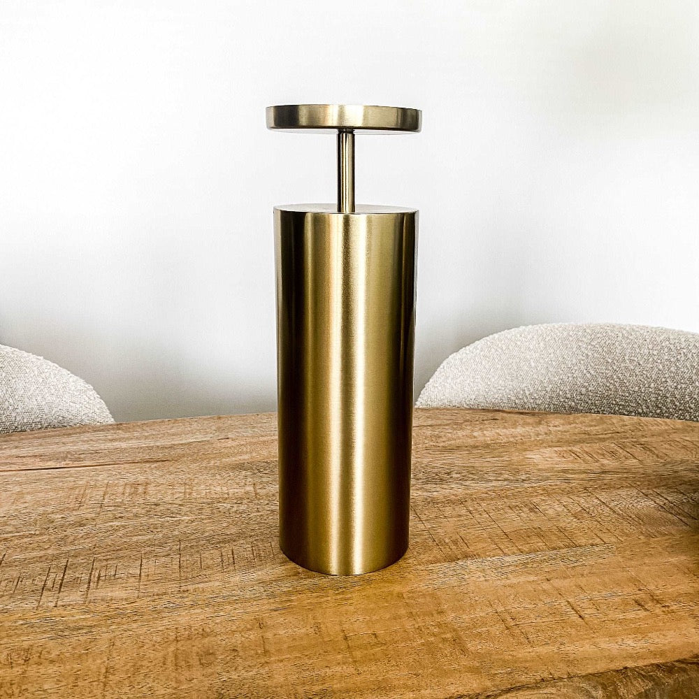 Gouden luxe kandelaar - Woba Home