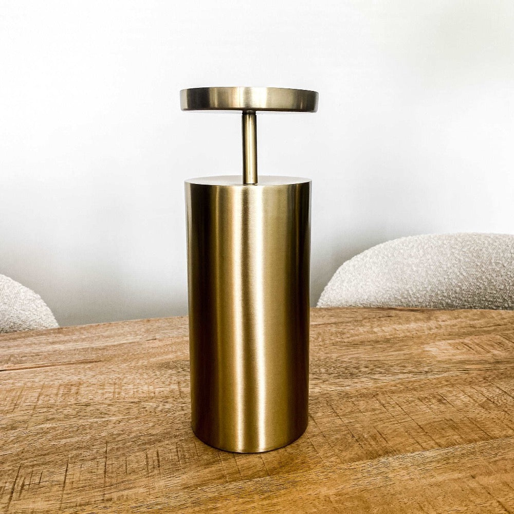 Gouden luxe kandelaar - Woba Home