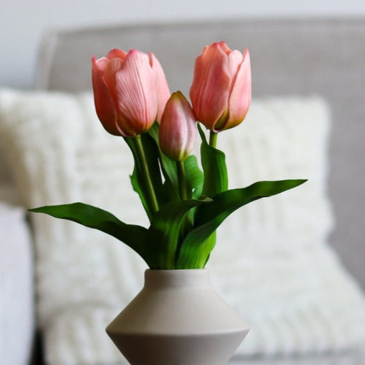 Kunst Tulpen Roze - 5 stuks - Woba Home