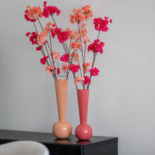 Peach & Bloom | Vazen met zijden bloemen