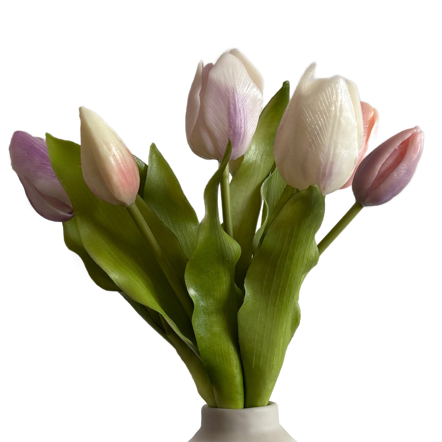 zijden pastel tulpen