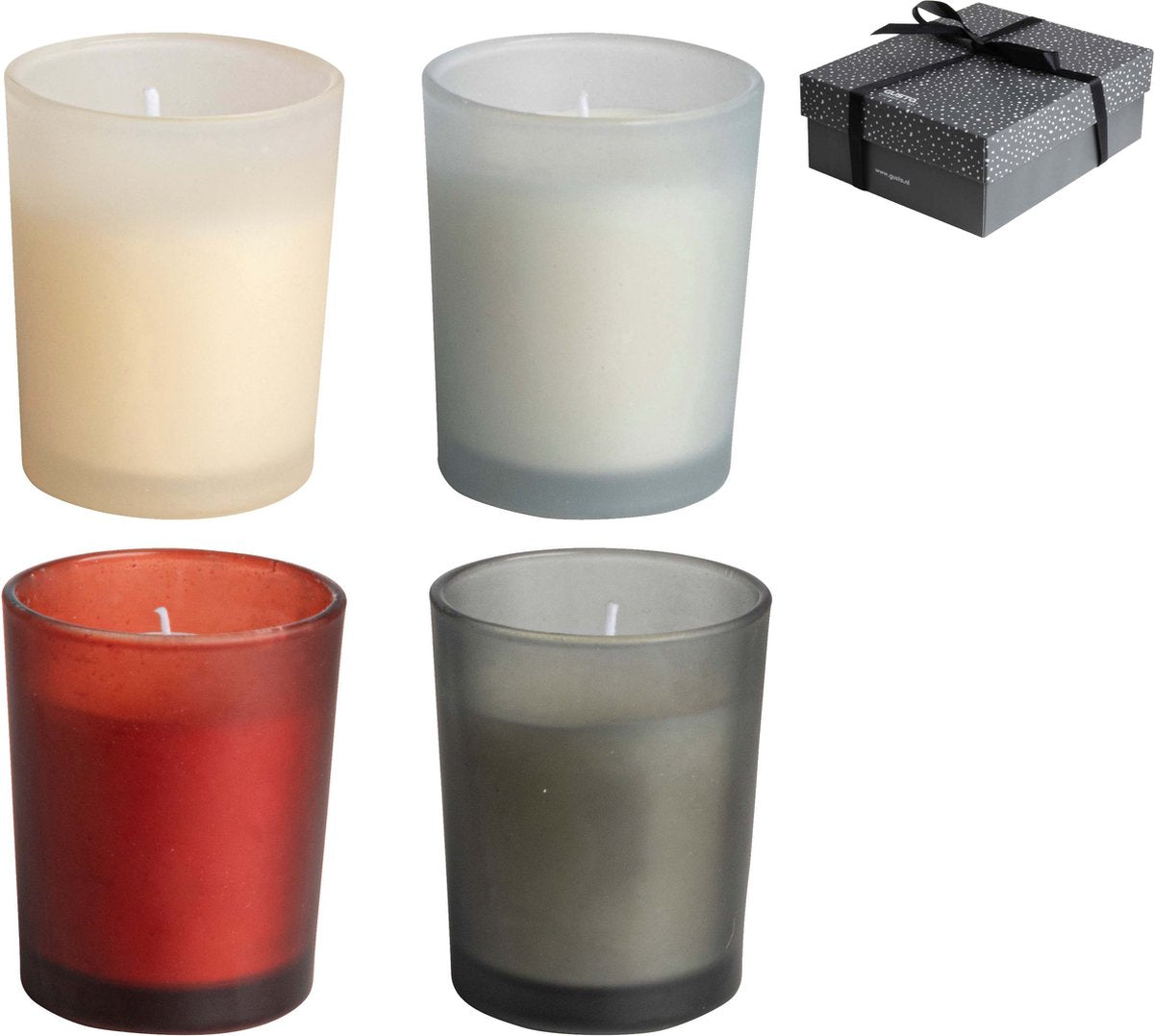Gusta giftset kaarsen 4 stuks - Woba Home