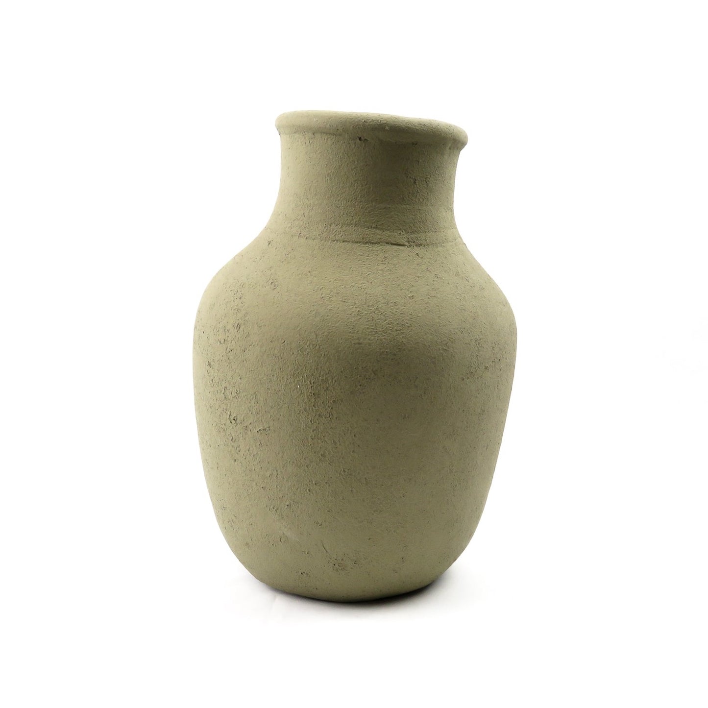 Beige ruwe vaas Luuk - Woba Home