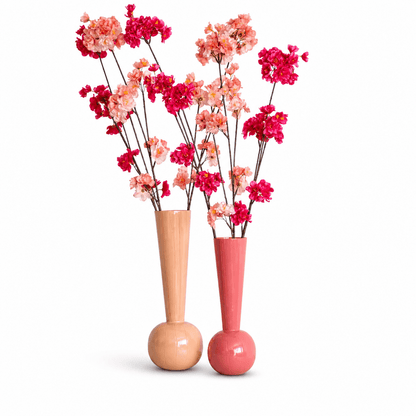Peach & Bloom | Vazen met zijden bloemen