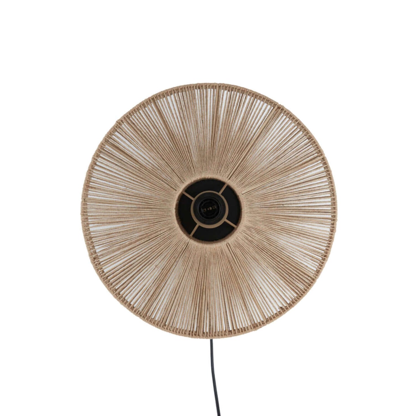 Lyra wandlamp met metalen frame en rustiek touw Ø43 cm