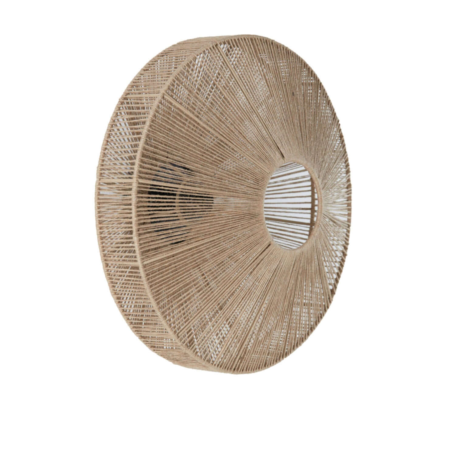 Lyra wandlamp met metalen frame en rustiek touw Ø43 cm