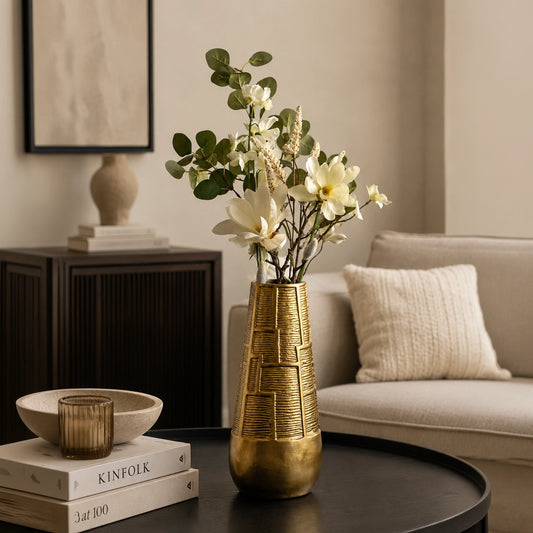 Gouden luxe vaas - Woba Home