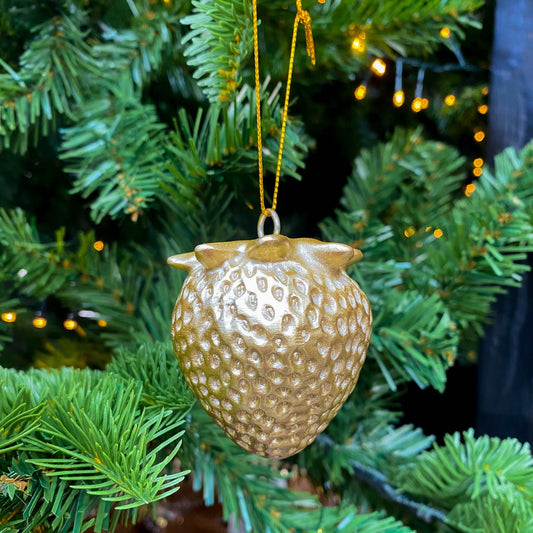 Kerst ornament aardbei