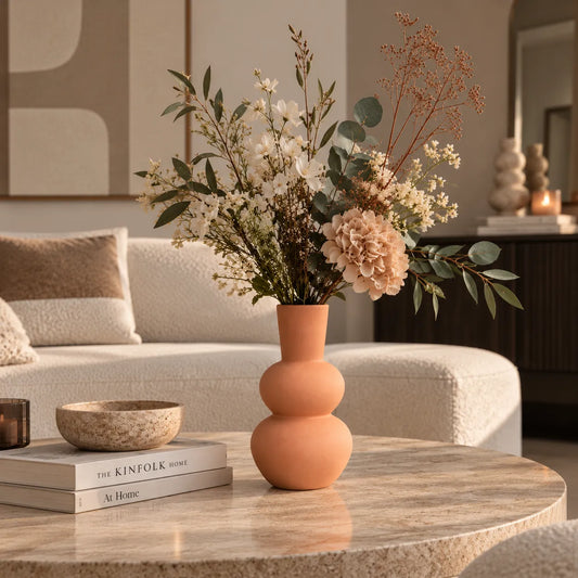 Oranje Vaas Peach - Woba Home